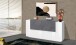 Sideboard >Catania< in Weiß-Hochglanz - 160x86x45cm (BxHxT)
