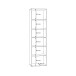Regal >Tembi< in  - 54x197,5x34,8cm (BxHxT)