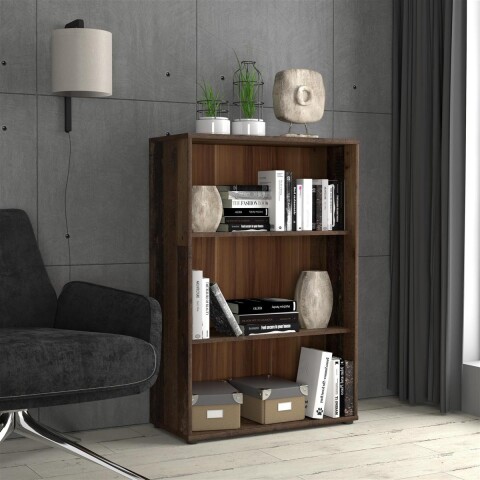 Regal >Tembi< in Old Wood Vintage - 73,7x111,1x34,8cm (BxHxT)