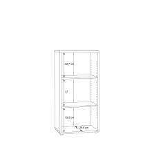 Regal >Tembi< in Artisan Eiche - 54x111,1x34,8cm (BxHxT)
