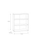 Regal >Tembi< in  - 73.7x85.5x34.8cm (BxHxT)