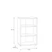 Regal >Tembi< in Old Wood Vintage - 54x85,5x34,8cm (BxHxT)