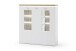 Highboard >Chalki< in Weiß - 138x143x38cm (BxHxT)
