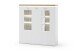 Highboard >Chalki< in Weiß - 138x143x38cm (BxHxT)