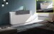 Sideboard >Catania< in Weiß-Hochglanz - 160x86x45cm (BxHxT)