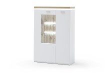 Highboard >Chalki< in Weiß - 98x143x38cm (BxHxT)