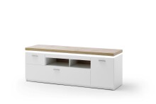 TV-Board >Chalki< in Weiß - 156x57x44cm (BxHxT)