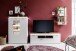 TV-Board >Chalki< in Weiß - 156x57x44cm (BxHxT)