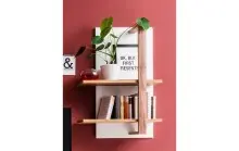 Wandregal >Chalki< in Weiß - 67x96x25cm (BxHxT)