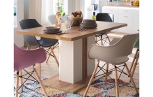 Esstisch >Chalki< in Weiß - 160x77x90cm (BxHxT)