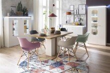 Esstisch >Chalki< in Weiß - 160x77x90cm (BxHxT)