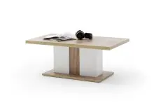 Couchtisch >Chalki< in Weiß - 115x45x65cm...