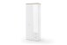 Garderobenschrank >Chalki< in Weiß - 75x201x38cm (BxHxT)