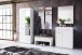 Sitzbank >Chalki< in Weiß - 91x45x38cm (BxHxT)
