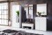 Sitzbank >Chalki< in Weiß - 91x45x38cm (BxHxT)
