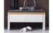Sitzbank >Chalki< in Weiß - 91x45x38cm (BxHxT)