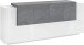 Sideboard >Catania< in Weiß-Hochglanz - 200x86x45cm (BxHxT)
