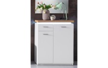 Schuhschrank >Chalki< in Weiß - 75x99x38cm...