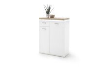 Schuhschrank >Chalki< in Weiß - 75x99x38cm (BxHxT)