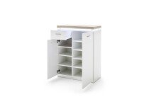 Schuhschrank >Chalki< in Weiß - 75x99x38cm (BxHxT)