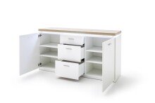Sideboard >Chalki< in Weiß - 156x82x44cm (BxHxT)