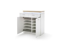 Kommode >Chalki< in Weiß - 85x98x44cm (BxHxT)