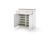 Kommode >Chalki< in Weiß - 85x98x44cm (BxHxT)