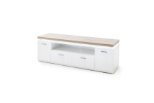 TV-Board >Chalki< in Weiß - 156x50x44cm (BxHxT)
