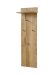 Garderobenpaneel >Anacortes< in Eiche aus Massivholz - 42x135x20cm (BxHxT)