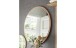 Wandspiegel >Anacortes< in Eiche aus Massivholz,Spiegelglas - 75x75cm (BxT)