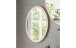 Wandspiegel >Anacortes< in Eiche aus Massivholz,Spiegelglas - 40x40cm (BxT)