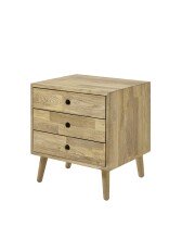 Kommode >Anacortes< in Eiche aus Massivholz - 42x42x35cm (BxHxT)