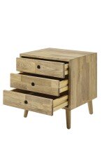 Kommode >Anacortes< in Eiche aus Massivholz - 42x42x35cm (BxHxT)