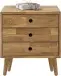 Kommode >Anacortes< in Eiche aus Massivholz - 42x42x35cm (BxHxT)