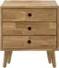 Kommode >Anacortes< in Eiche aus Massivholz - 42x42x35cm (BxHxT)