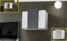 Hängeschrank >Catania< in Weiß-Hochglanz...