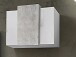 Hängeschrank >Catania< in Weiß-Hochglanz - 90x65,5x38cm (BxHxT)
