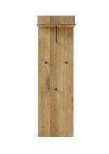 Garderoben-Set >Anacortes< in Eiche aus Massivholz,Metall