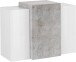 Hängeschrank >Catania< in Weiß-Hochglanz - 90x65,5x38cm (BxHxT)