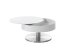 Couchtisch >Souli< in Weiß aus MDF,Metall,Glas - 79x40x79cm (BxHxT)