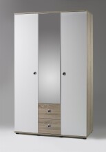Kleiderschrank >Floris< in Sonoma-Eiche - 115x191x53cm (BxHxT)