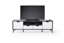 TV-Board >Nemea< in Grau matt - 180x60x40cm (BxHxT)