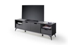 TV-Board >Nemea< in Grau matt - 180x60x40cm (BxHxT)