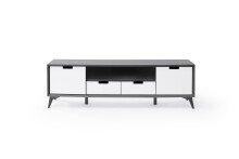 TV-Board >Nemea< in Grau matt - 180x60x40cm (BxHxT)