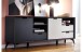 Sideboard >Nemea< in Grau matt - 180x73x40cm (BxHxT)
