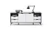 Sideboard >Nemea< in Grau matt - 180x73x40cm (BxHxT)