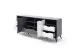 Sideboard >Nemea< in Grau matt - 180x73x40cm (BxHxT)
