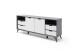 Sideboard >Nemea< in Grau matt - 180x73x40cm (BxHxT)