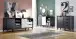 Sideboard >Nemea< in Grau matt - 180x73x40cm (BxHxT)