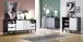 Sideboard >Nemea< in Grau matt - 180x73x40cm (BxHxT)